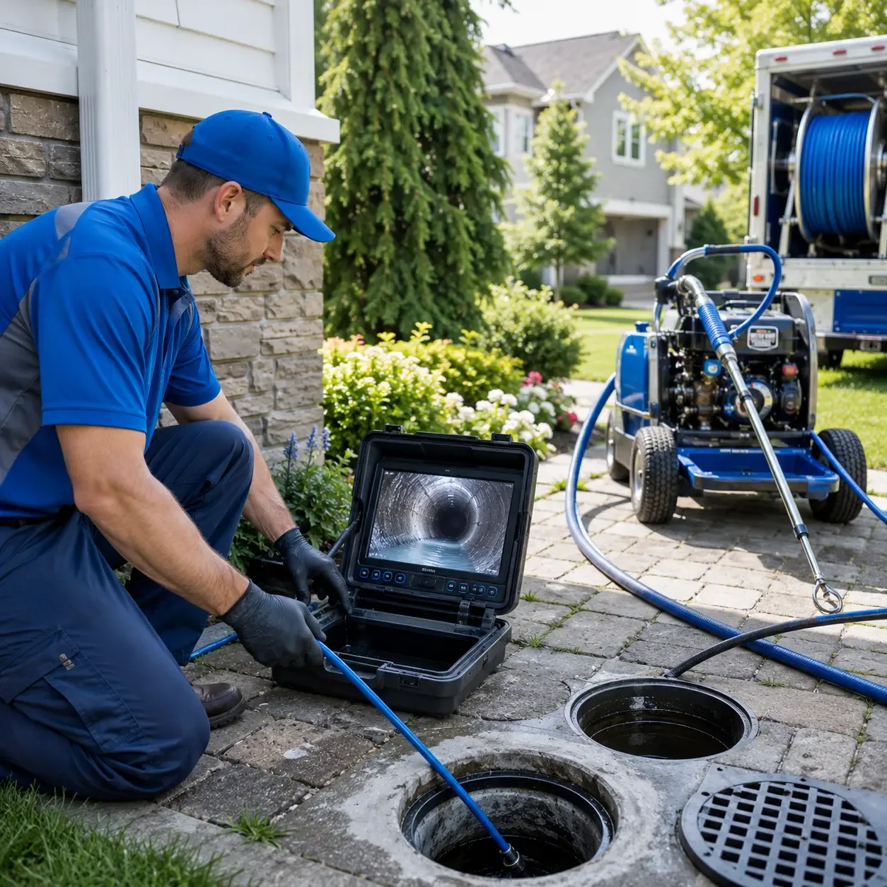 Outdoor drain cleaning professionals serving Lexa, AR